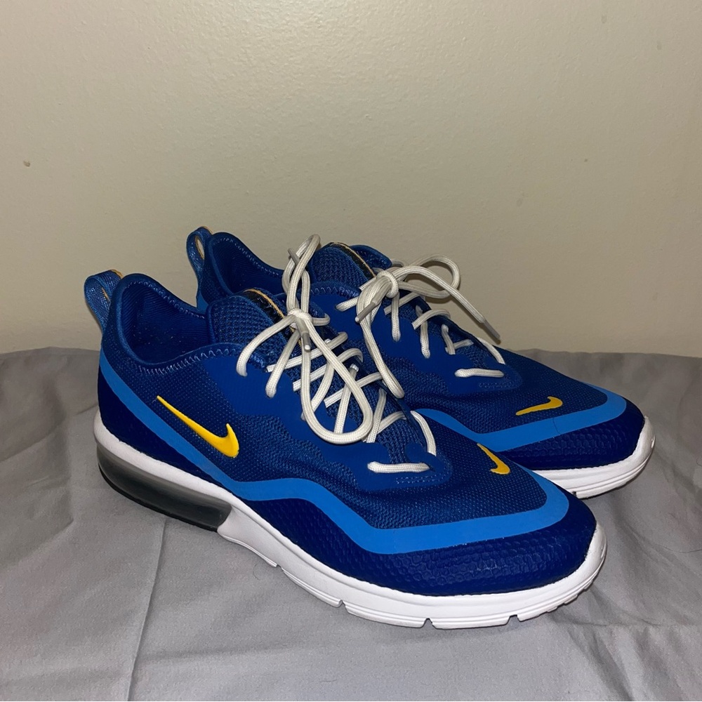 Nike AIRMAX Sneakers - Blue and Yellow - Picture 3 of 5